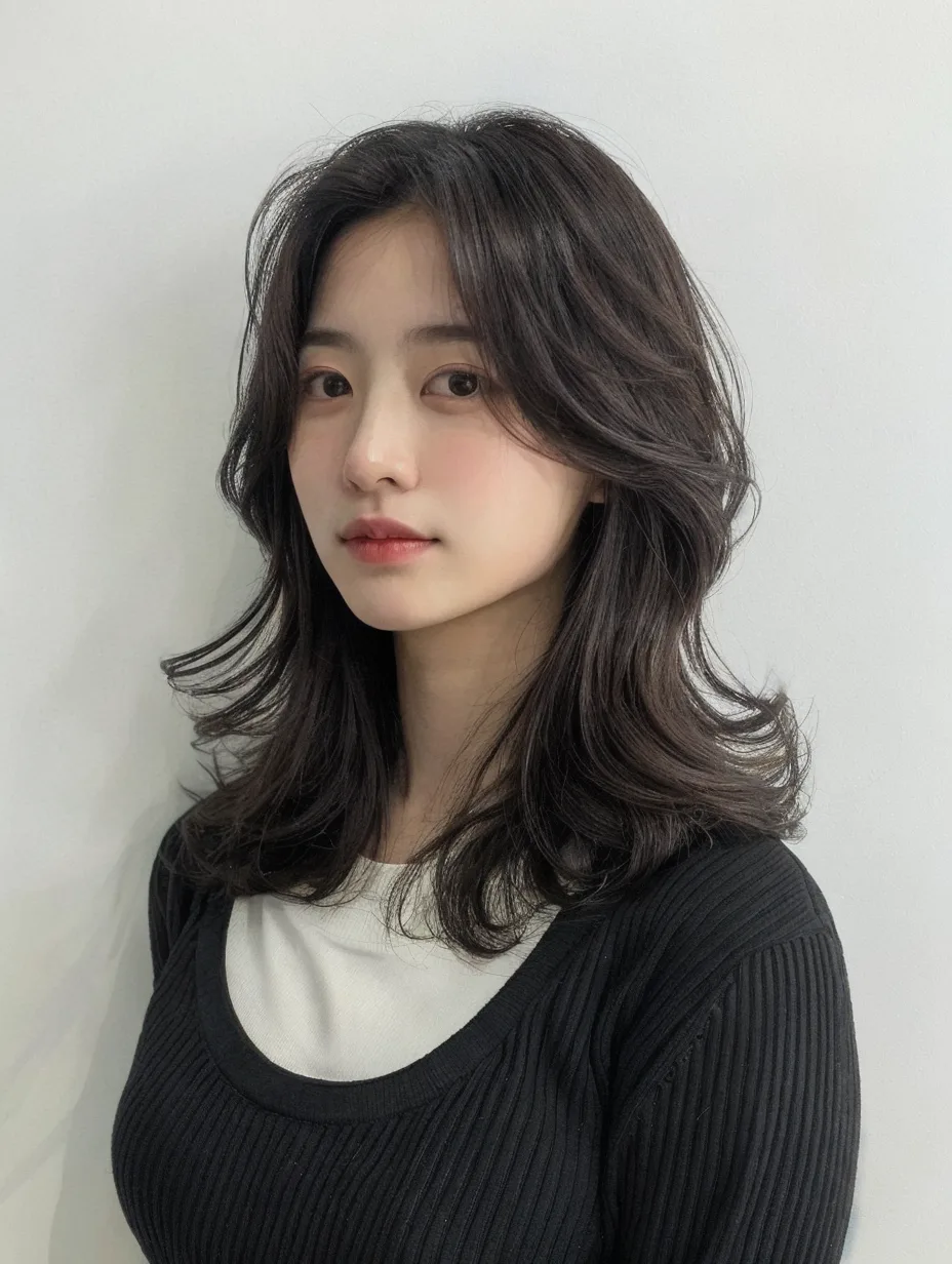 약수역 미용실 신당동 미용실 약수 미용실 약수동 미용실 Korean seoul hair salon (5) 한국 헤어스타일 - 미디엄 레이어드 웨이브, 에이바헤어 서울